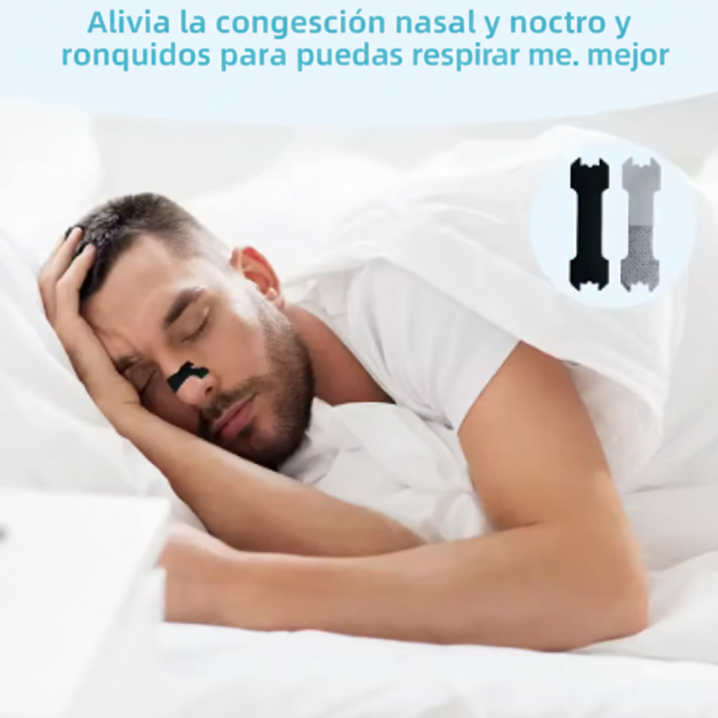 Tiras Nasales Oxylift™ - Alto Rendimiento Anti-Ronquidos